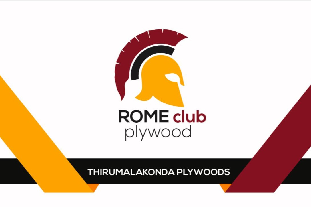 romeclub plywood visiting card front